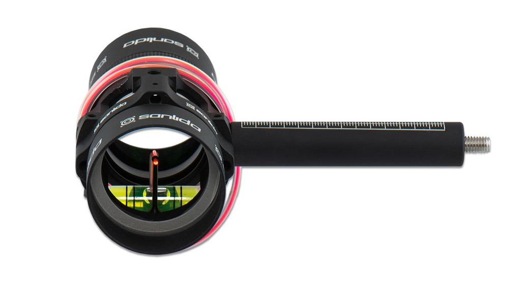 SANLIDA COMPLETE SCOPE WITH RED FIBRE OPTIC AND SUN SHADES