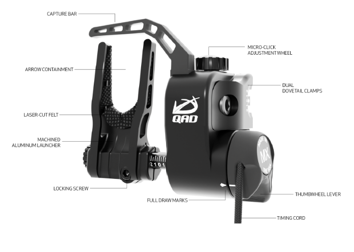 MATHEWS QAD REPOSE-FLECHE DROP AWAY INTEGRATE MX BLACK