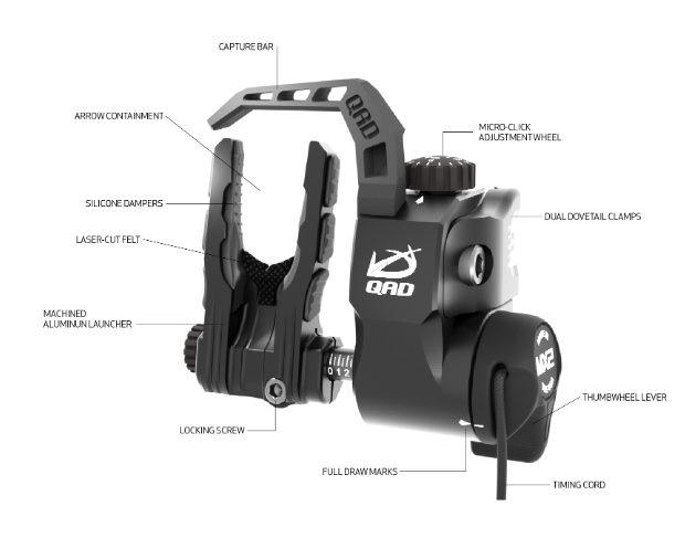 MATHEWS QAD REPOSE-FLECHE DROP AWAY INTEGRATE MX 2 BLACK