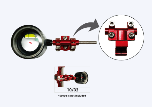 WNS COMPOUND SIGHTS SPC-300 MICRO ADJUST 10/32 CARBON EXT