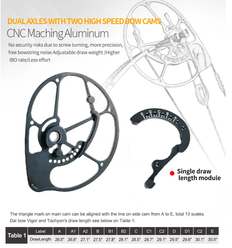 TOPOINT COMPOUND VIGOR 29.5 ROTATING MOD 40-70LBS / 26-30"