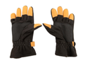 BUCK TRAIL FLEECE GANTS WITH LEATHER RENFORCED FINGERTIPS PER PAIR