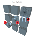 DANAGE FOAM TARGET DOMINO A2 132X132X14,5CM - 5x14,5CM