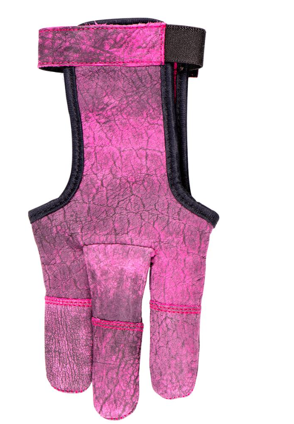 BUCK TRAIL GANT MUI CUIR ROSE