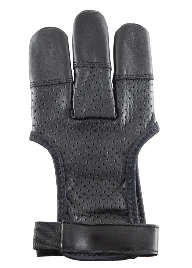 BUCK TRAIL GANTS RETRO MESH CUIR NOIR