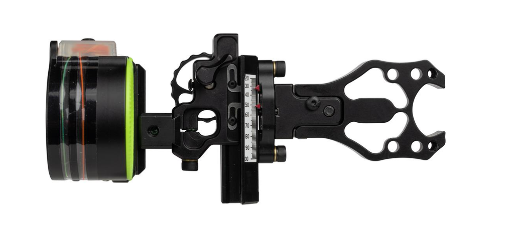 BLACK GOLD COMPOUND SIGHT ASCENT MOUNTAIN LITE HD DUAL TRACK/ 2 PIN VERTICAL .019" BLACK