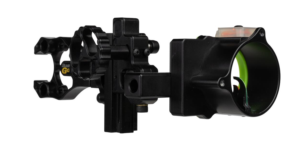 BLACK GOLD COMPOUND SIGHT ASCENT MOUNTAIN LITE HD DUAL TRACK/ 2 PIN VERTICAL .019" BLACK