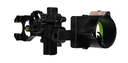 BLACK GOLD COMPOUND SIGHT ASCENT MOUNTAIN LITE HD DUAL TRACK/ 2 PIN VERTICAL .019" BLACK