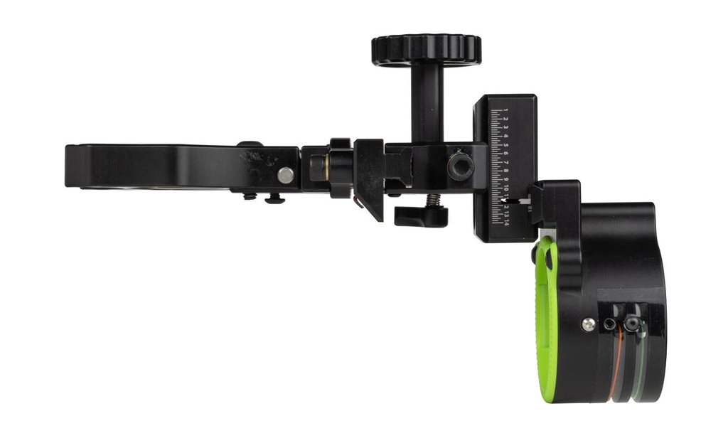 BLACK GOLD COMPOUND SIGHT ASCENT MOUNTAIN LITE HD DUAL TRACK/ 2 PIN VERTICAL .019" BLACK