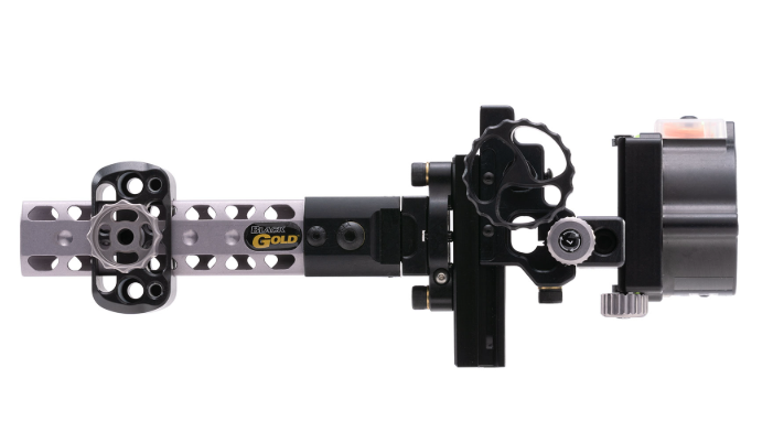 BLACK GOLD COMPOUND SIGHT PRO DUAL TRAC / 2 PIN VERTICAL PRO X BASE .019 BLACK