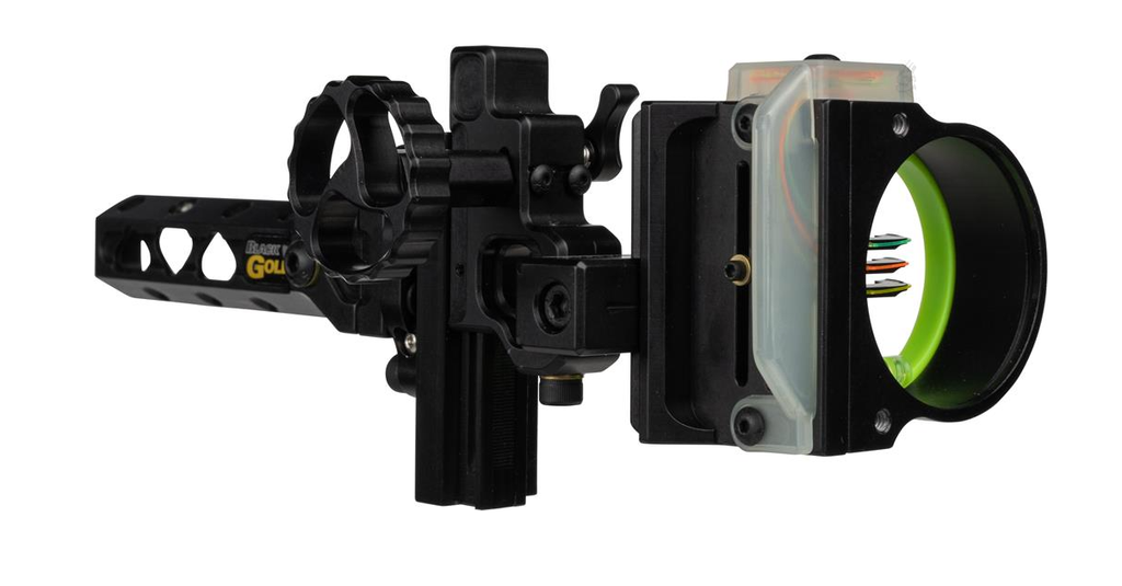 BLACK GOLD COMPOUND SIGHT PRO HUNTER HD INLINE 4" BASE .019 BLACK