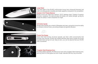 KNIVES FOLDING L31-B - overall 197mm