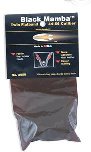 SAUNDERS SLINGSHOT ACCESSORIES TWIN FLATBAND BLACK MAMBA 44-56 CAL.