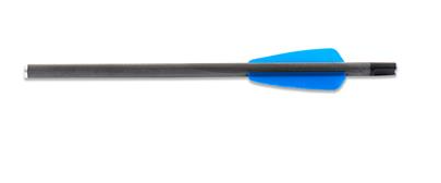 ADDER CROSSBOW BOLTS CARBON - 7.5" BLUE VANES 10/pk