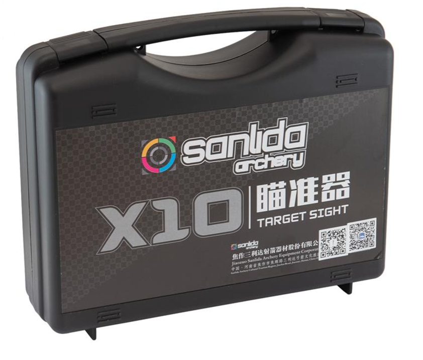 SANLIDA SIGHT PARTS X10 CARBON BAR - 9" EXTENSION BAR BLACK