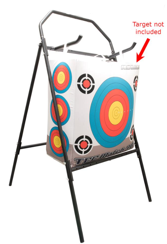 AVALON TARGET STAND METAL DELUXE 152x80CM W/ 4 LEGS AND HOOKS TO CARRY ANY TARGET