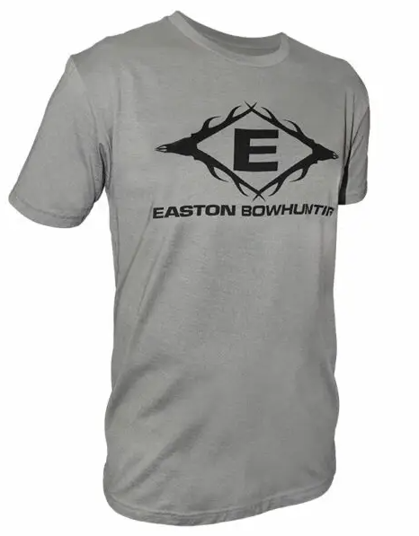 EASTON ANTLER E LOGO TEE GREY