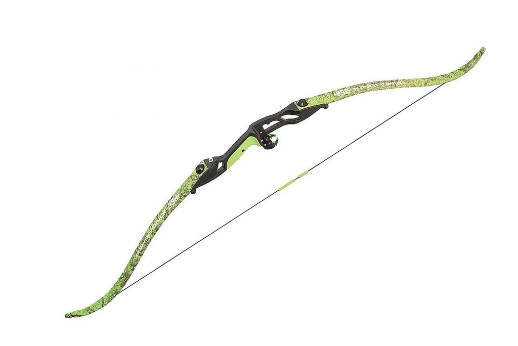 PSE BOWFISHING KIT - RECURVE BOW KINGFISHER 56 RH FLUOR GREEN 40LBS