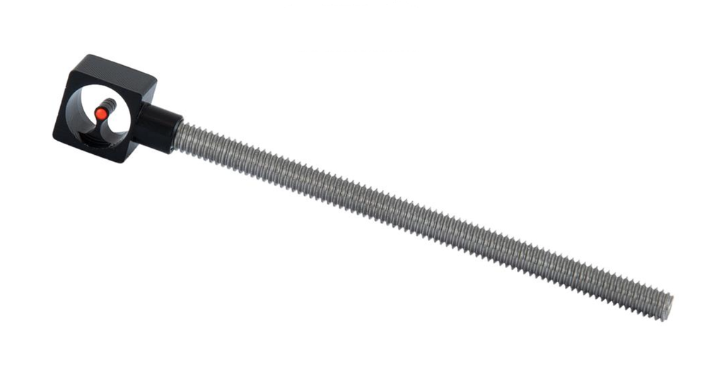 AVALON SQUARE ALUMINUM with RED FIBER OPTIC SIGHT PIN