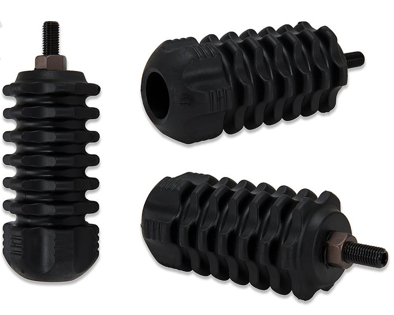 MAXIMAL HUNTING & 3D STABILIZERS SHORTY 3 1/2" RUBBER BLACK