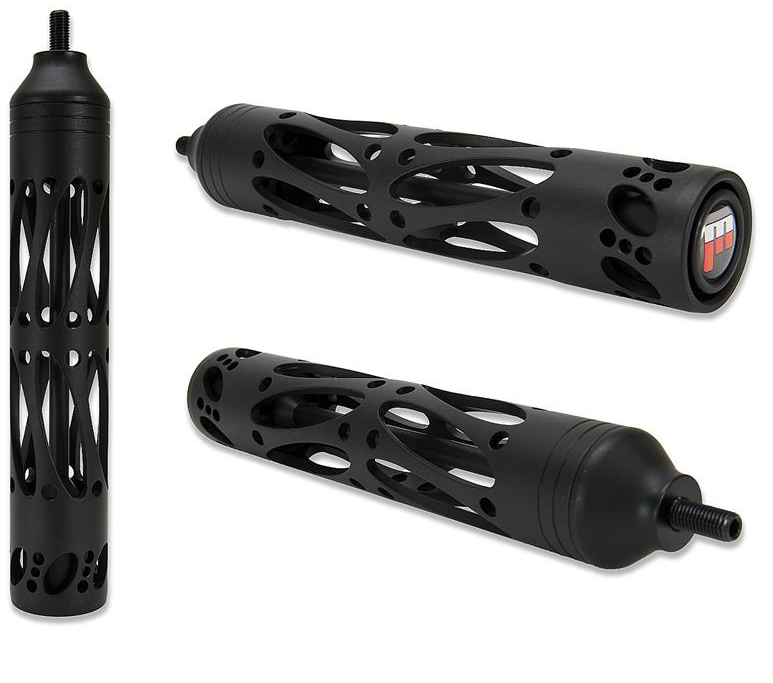 MAXIMAL HUNTING & 3D STABILIZERS LEVEL-8 / CNC MACHINED 8" / 6.5oz / BLACK
