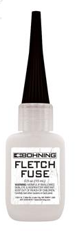 BOHNING FLETCH FUSE INSTANT - NOCKS VANES FEATHERS 1/2 OZ