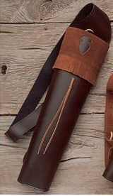 NEET T-BQ-30 VINYL/TAN RH BROWN TRADITIONAL BACK QUIVER