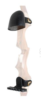 THUNDERHORN TWO-POINT 2 PCS 6 ARW SCREW-ON BLACK PLASTIC BOW QUIVER