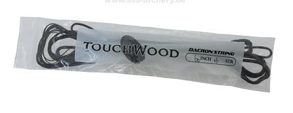 OAK RIDGE RECURVE STRING DACRON 60/16 BLACK WITH RED SERVING