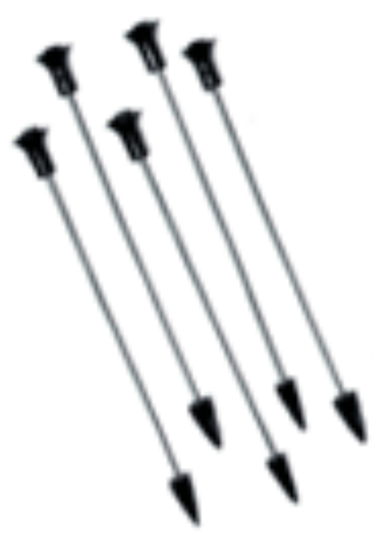 SARBACANE LOISIRS DISTRIBUTION DARTS PLASTIQUES TERMINATOR 10PK