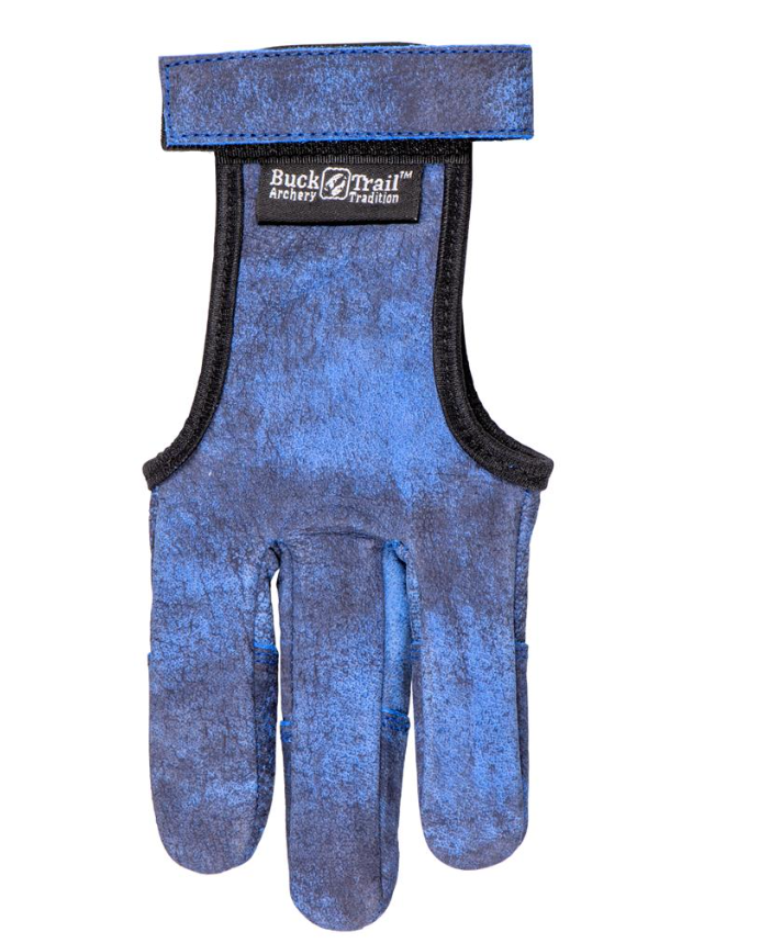 BUCK TRAIL GANT MUI CUIR BLEU