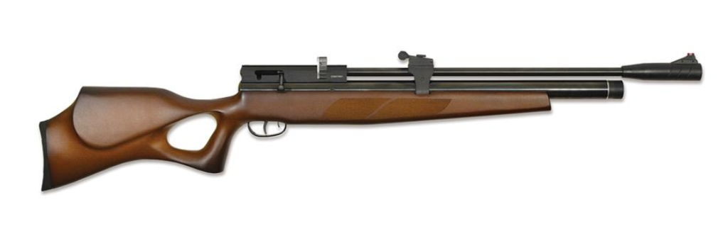 BEEMAN AIR RIFLE COMMANDER WOODEN STOCK PCP WITH 4X32 SCOPE