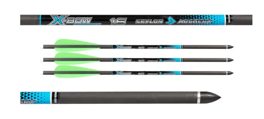 SKYLON CROSSBOW X-BOW BOLTS COMPOSITE 8.7MM HALFMOON INSERT POINT 100/PK