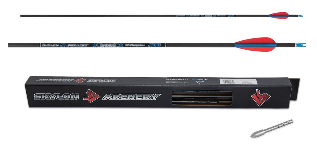 SKYLON ARROWS RADIUS ID4.2/EP 23/PIN NOCK/ 100-120gr BREAK-OFF POINT 12PK