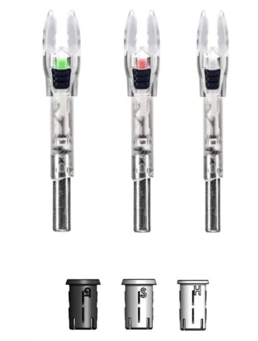 NOCKTURNAL LIGHTED SHIFT NOCKS UNIVERSAL 3PK