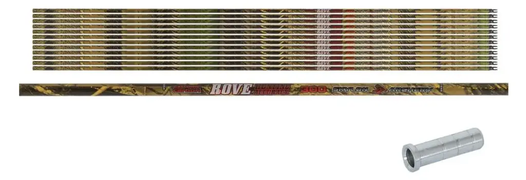 SKYLON SHAFT ROVE ID6.2/33" WITH NOCK AND INSERT 12PK