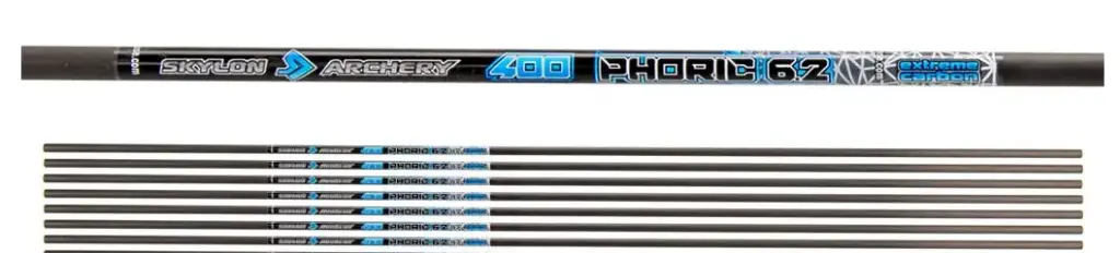 SKYLON SHAFT CARBON PHORIC ID6.2/33" WITH PIN NOCK AND INSERT 12PK