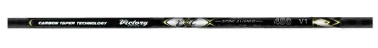 VICTORY SHAFT CARBON VXT GAMER/V3 TAPER ID 4.2/31" WITH PIN NOCK 12PK