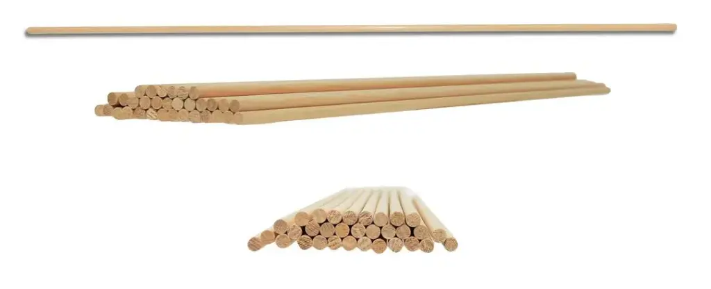 TAS WOODEN SHAFTS SPRUCE PREMIUM WOOD 11/32" 32" 100PK