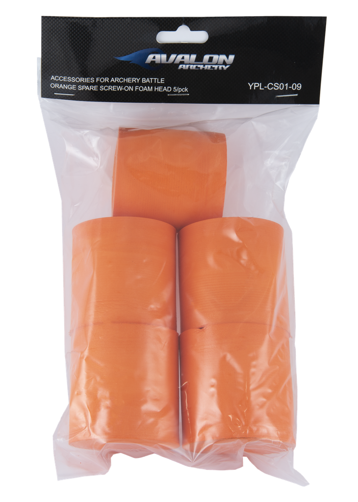 AVALON ACCESSORIES FOR ARCHERY BATTLE SPARE SCREW-ON FOAM HEAD /5