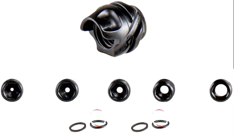 AVALON PEEP SIGHT TEC PEEP KIT WITH 2 CLARIFIERS AND 5 APERTURES