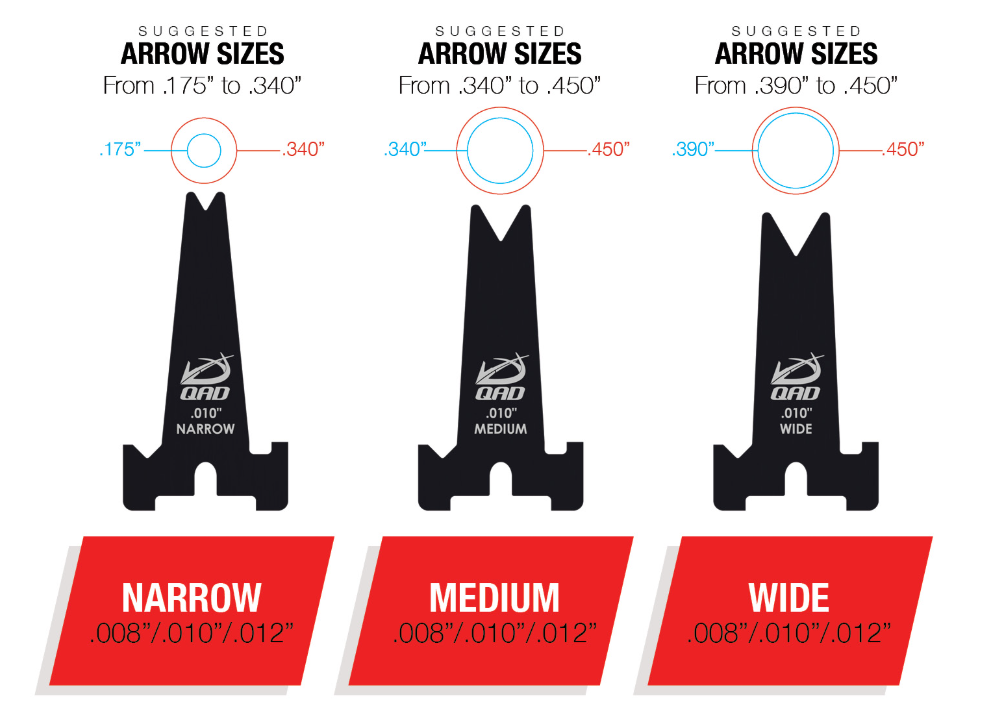 QAD COMPOUND ARROW REST PARTS TRI LIZARD TONGUES 