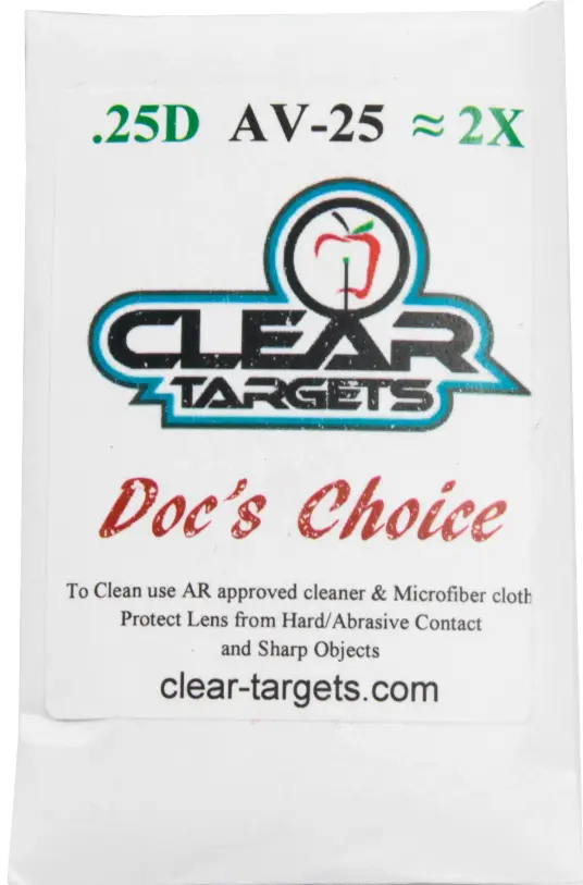 TRU BALL CLEAR TARGETS SCOPE LENS DC FOR 25 - 29MM 