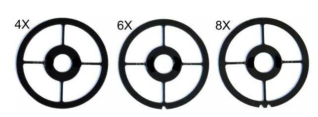 AXCEL SCOPE PART ACCUVIEW AV-25 CROSSRING BLACK