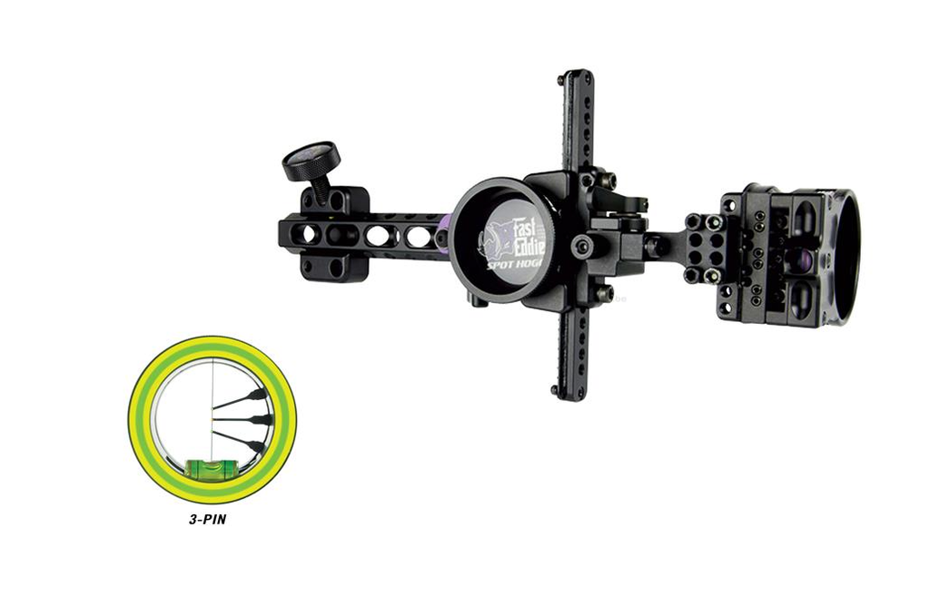 SPOT HOGG COMPOUND SIGHT FAST EDDIE XL MRT 3 PIN MICRO BLACK