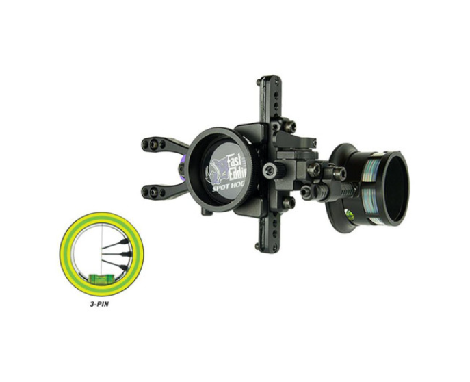 SPOT HOGG FAST EDDIE TRIPLE STACK MRT / 3 PIN BLACK