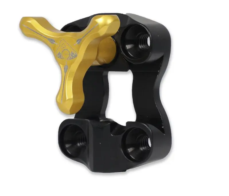 AXCEL SIGHT PARTS WEDGE MOUNTING BRACKET WITH TRI-STAR KNOB