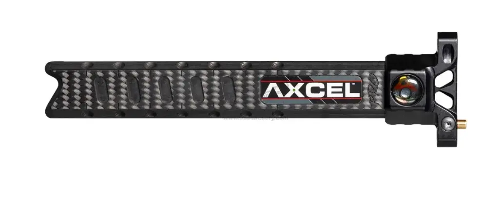 AXCEL SIGHT PARTS UHM DIAMOND WEAVE CARBON BAR 6" EXTENSION BAR BLACK