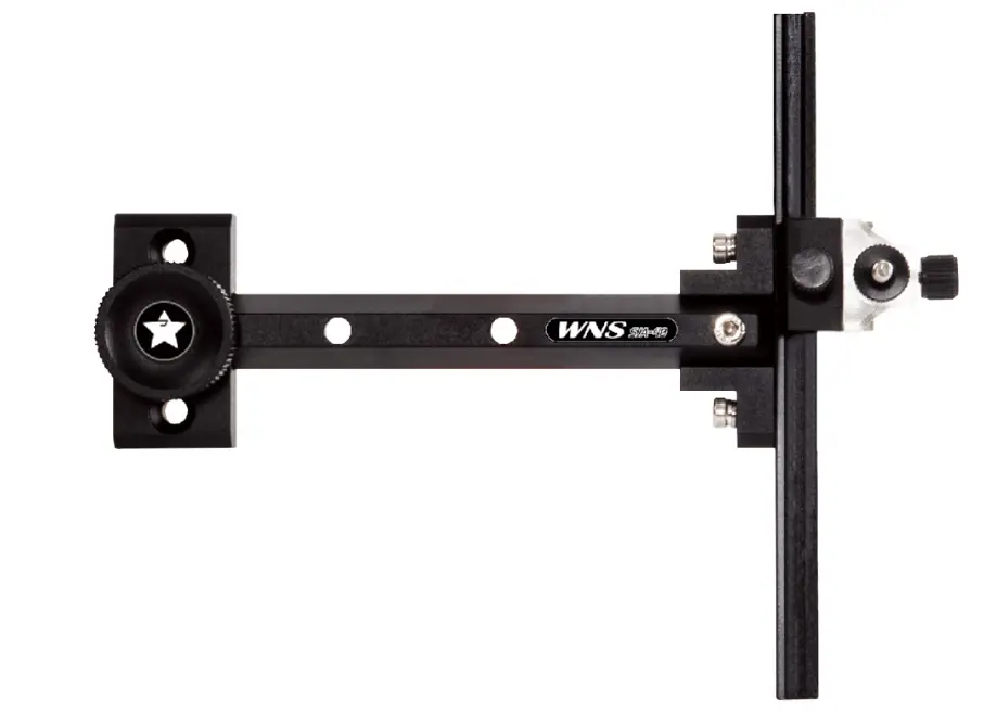 WNS RECURVE SIGHTS SJA-40 SHORT EXT BLACK