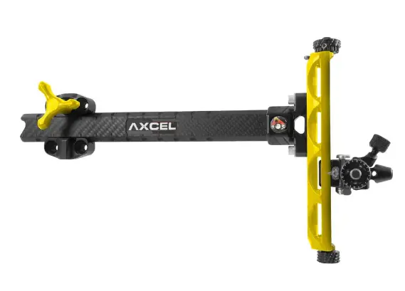 AXCEL RECURVE SIGHTS ACHIEVE XP PRO UHM DIAMOND WEAVE CARBON BAR/EXT 9"